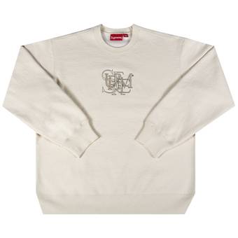 Buy Supreme Overlap Crewneck 'Natural' - SS22SW6 NATURAL