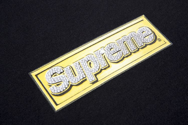 Supreme Bling Box Logo Hooded Sweatshirt