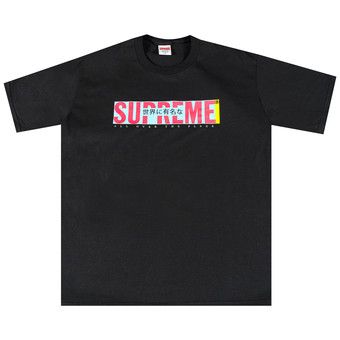 【Supreme】Over Dyed Tee ブラック 送料無料【kse902】 Supreme(シュプリーム) 24AWConnect Tee コネクトTシャツ