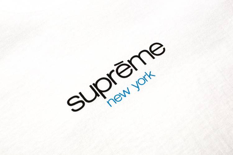 Supreme Classic Logo Tee 'White' | GOAT