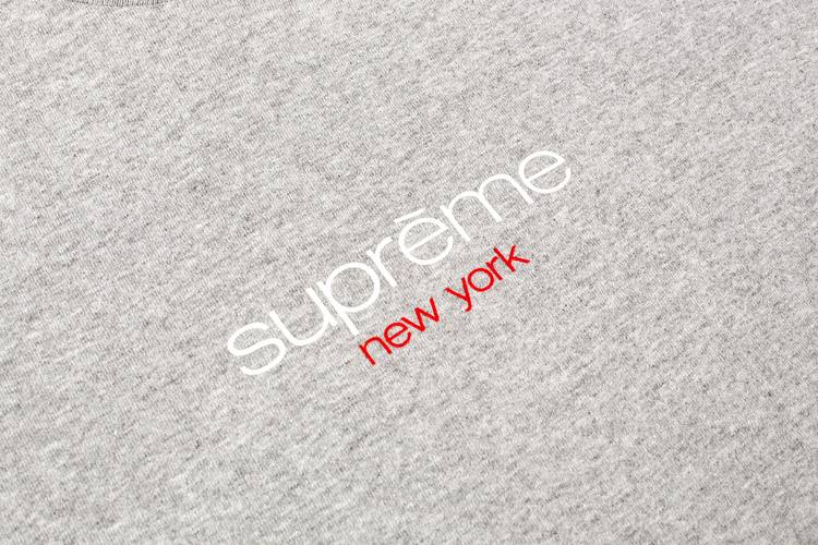 Buy Supreme Classic Logo Tee 'Heather Grey' - SS22T52 HEATHER GREY