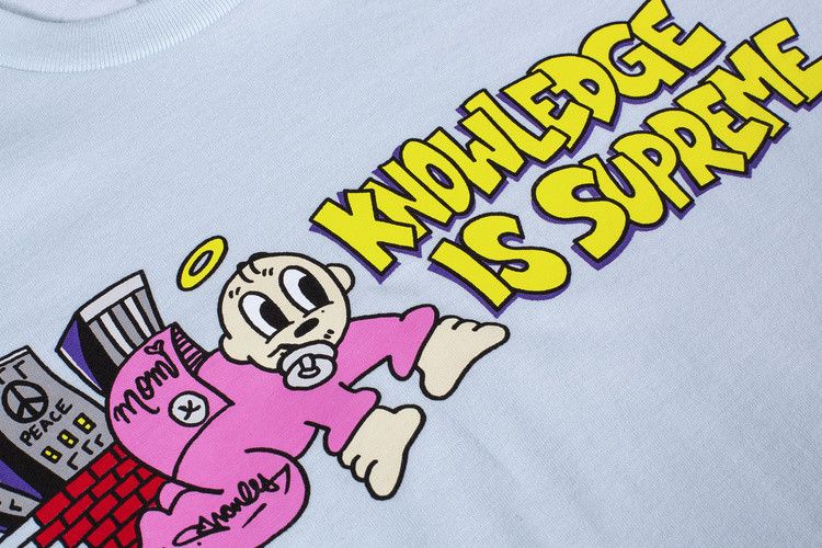 Supreme Knowledge T-Shirt Pale Blue