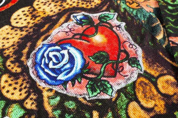 Supreme Sacred Heart Waffle Long-Sleeve Top 'Multicolor' | GOAT
