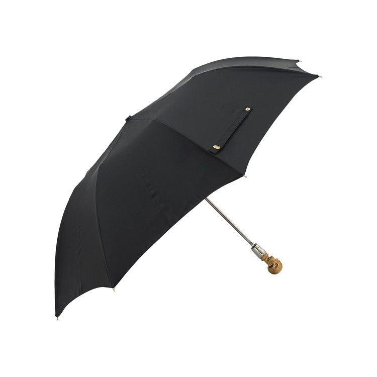 Buy Alexander McQueen Skull Folded Umbrella 'Black