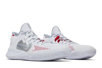 Kyrie irving shoes shop red and white