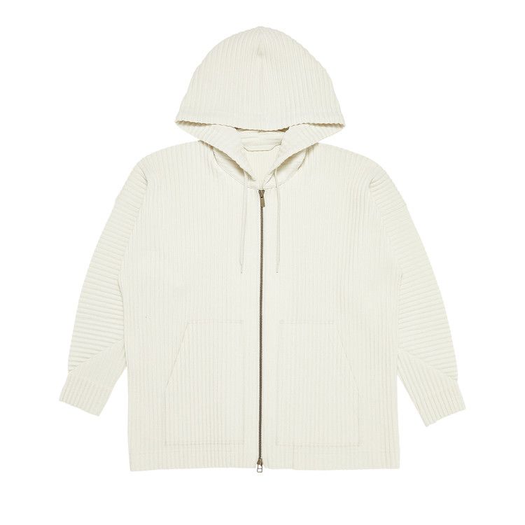 Issey Miyake Zip-Up Plissé Hoodie RARE Homme Plissé Issey Miyake Zipped Hoodie In Black Medium