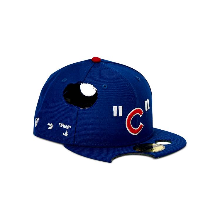 Off-White x MLB Chicago Cubs Cap Blue/Red/White