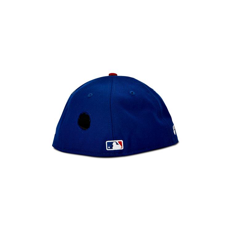 Buy Off-White x MLB Chicago Cubs Cap 'Blue/Red' - OMLB038G21FAB0034525