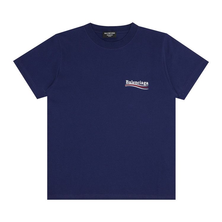 【関税＆送料込み】Balenciaga Nife Pump T-Shirt Small Fit C Buy Balenciaga Small Fit T-Shirt 'Pacific Blue/White