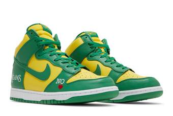Buy Supreme x Dunk High SB 'By Any Means - Brazil' - DN3741 700