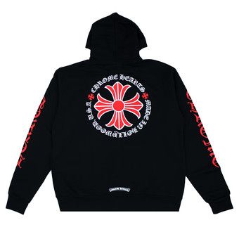 Chrome Hearts Red Hoodie | Chrome Red Fleece Hoodie