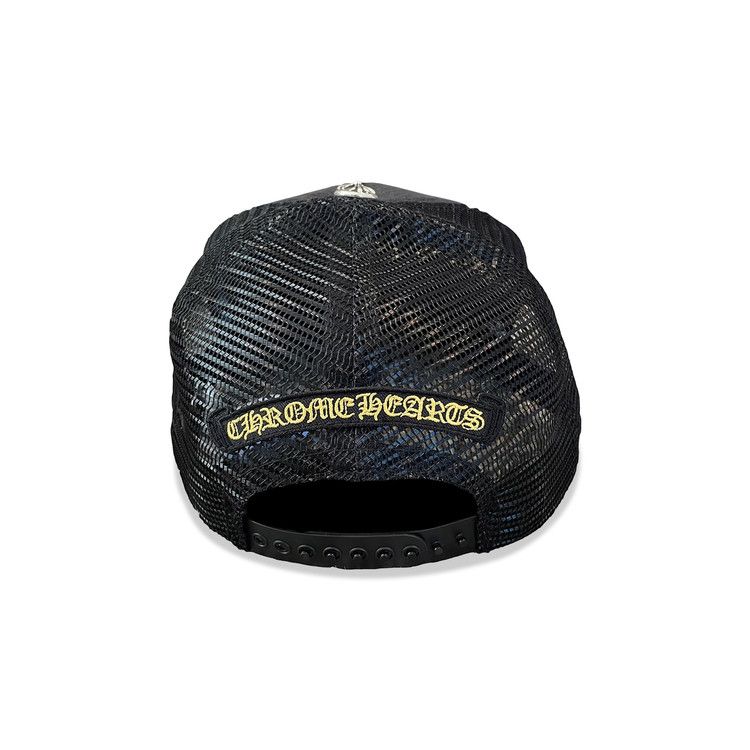 Buy Chrome Hearts Hollywood Corduroy Trucker Hat 'Black/Gold
