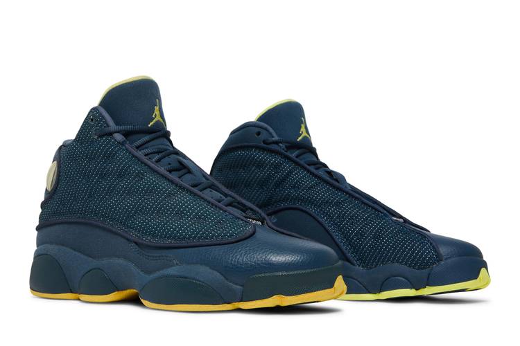 Nike Air Jordan 13 XIII Retro Squadron Blue Yellow Men's Size 12  [414571-405]