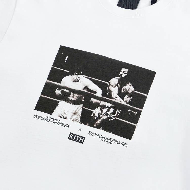 Buy Kith For Rocky Title Fight Long-Sleeve Tee 'White' - KH030153