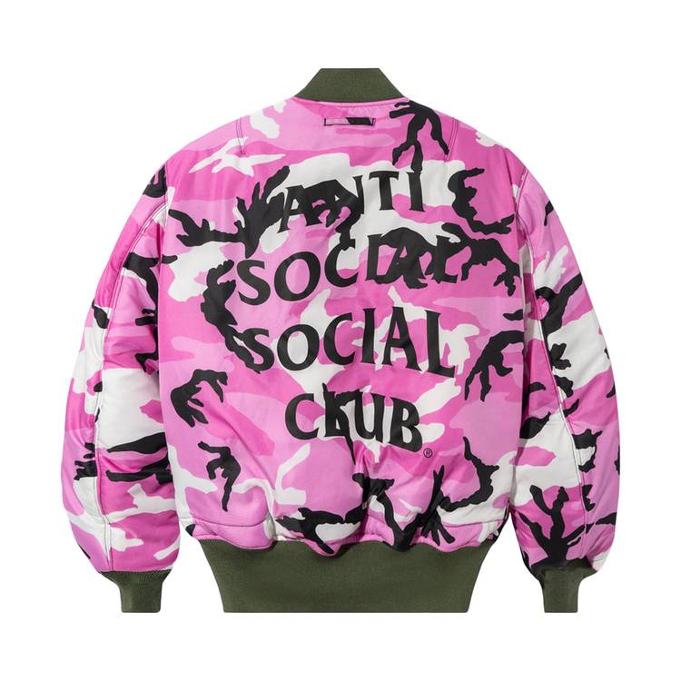 Anti Social Social Club x Alpha Industries MA-1 Jacket 'Sage'