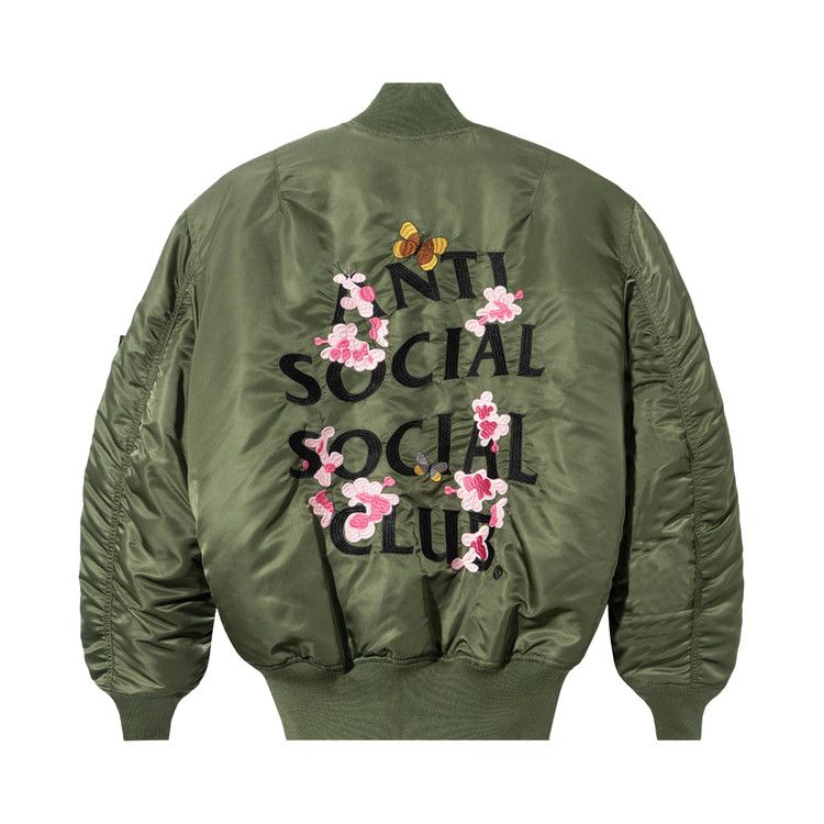 Buy Anti Social Social Club x Alpha Industries MA-1 Jacket 'Sage