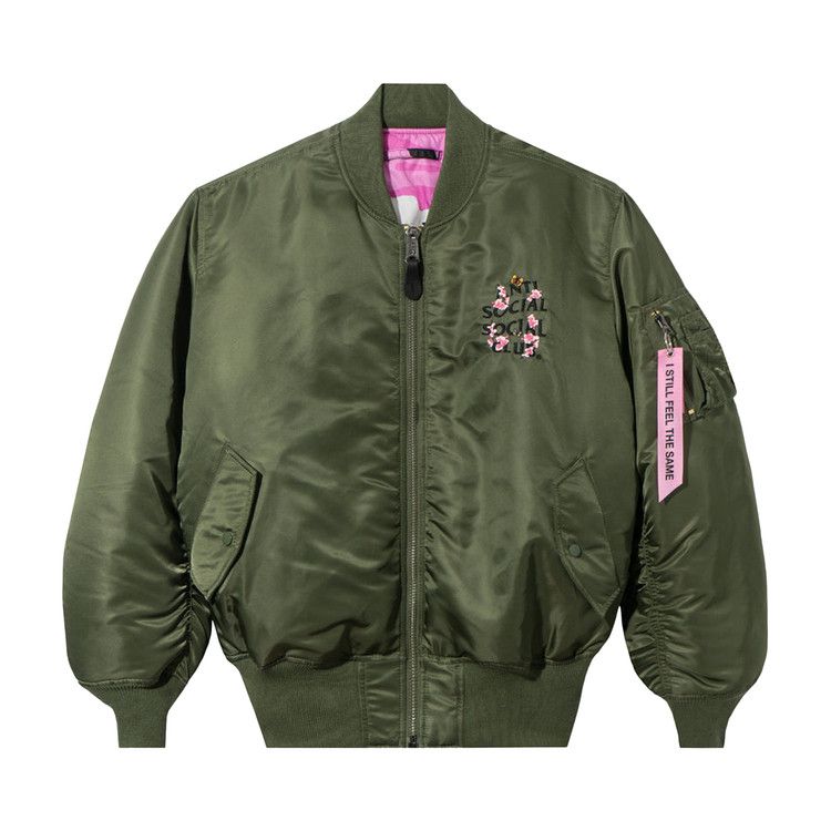 ANTI SOCIAL SOCIAL CLUB MA1ジャケット ブラックXXL Anti Social Social Club MA1 Bomber Jacket Black | Parallel