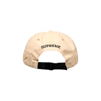 Supreme Small Box Coated Linen 6-Panel 'Natural' | GOAT