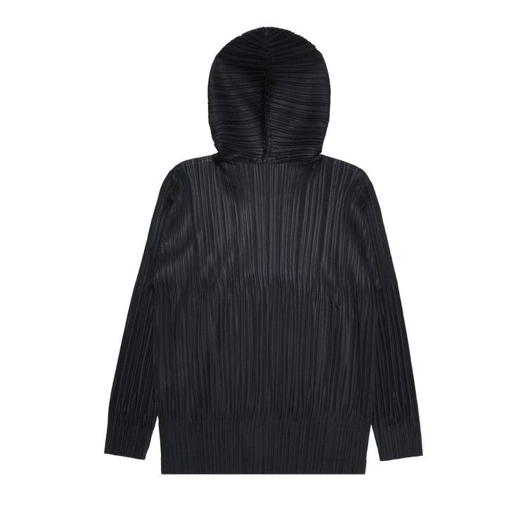 PLEATS PLEASE ISSEY MIYAKE◆ジップパーカー/--/ポリエステル/ORN Y2K Issey Miyake Pleats Please Black Two-way Zip Jacket
