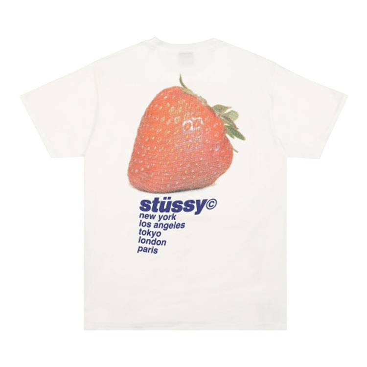 限定SALE高品質STUSSY - STRAWBERRY TEE Tシャツ/カットソー(半袖/袖なし)