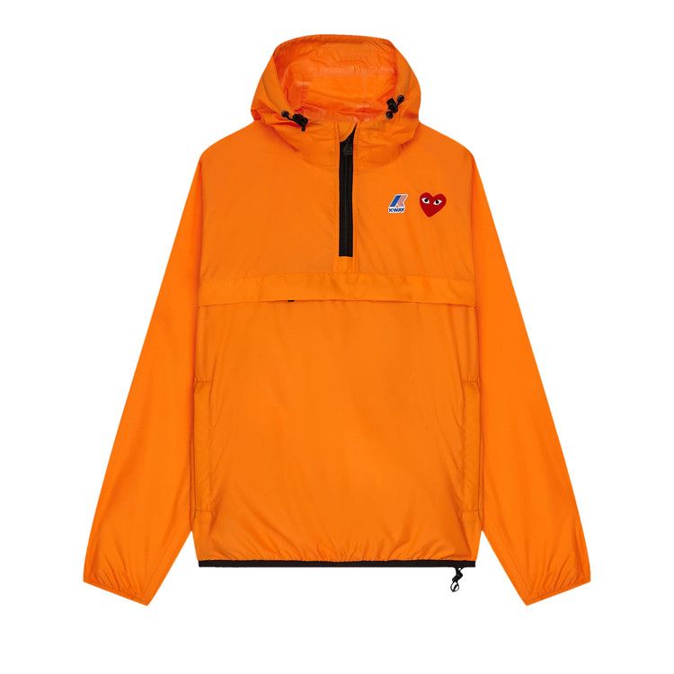 Comme des Garcons Play x K-Way Claude Half-Zip Jacket Orange — foto 2