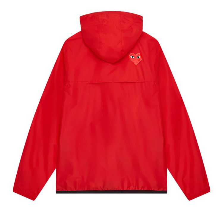 Comme des Garcons Play x K-Way Claude Full-Zip Jacket Red — foto 3
