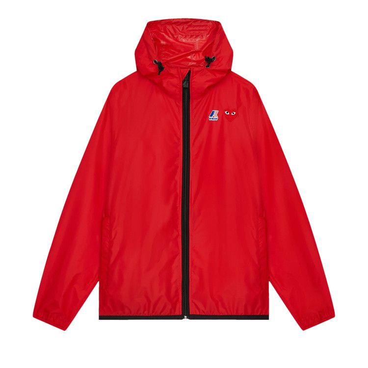 Comme des Garcons Play x K-Way Claude Full-Zip Jacket Red — foto 2