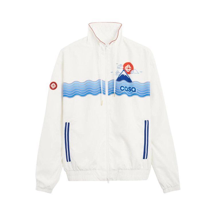 Casablanca MS25JTP293THE 関税送料込 Buy Casablanca Shell Suit Track Top 'White' - MS22 JK 033