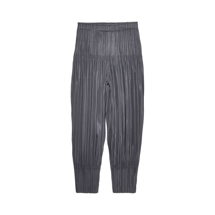 Buy Pleats Please Issey Miyake Fluffy Basics Pants 'Grey