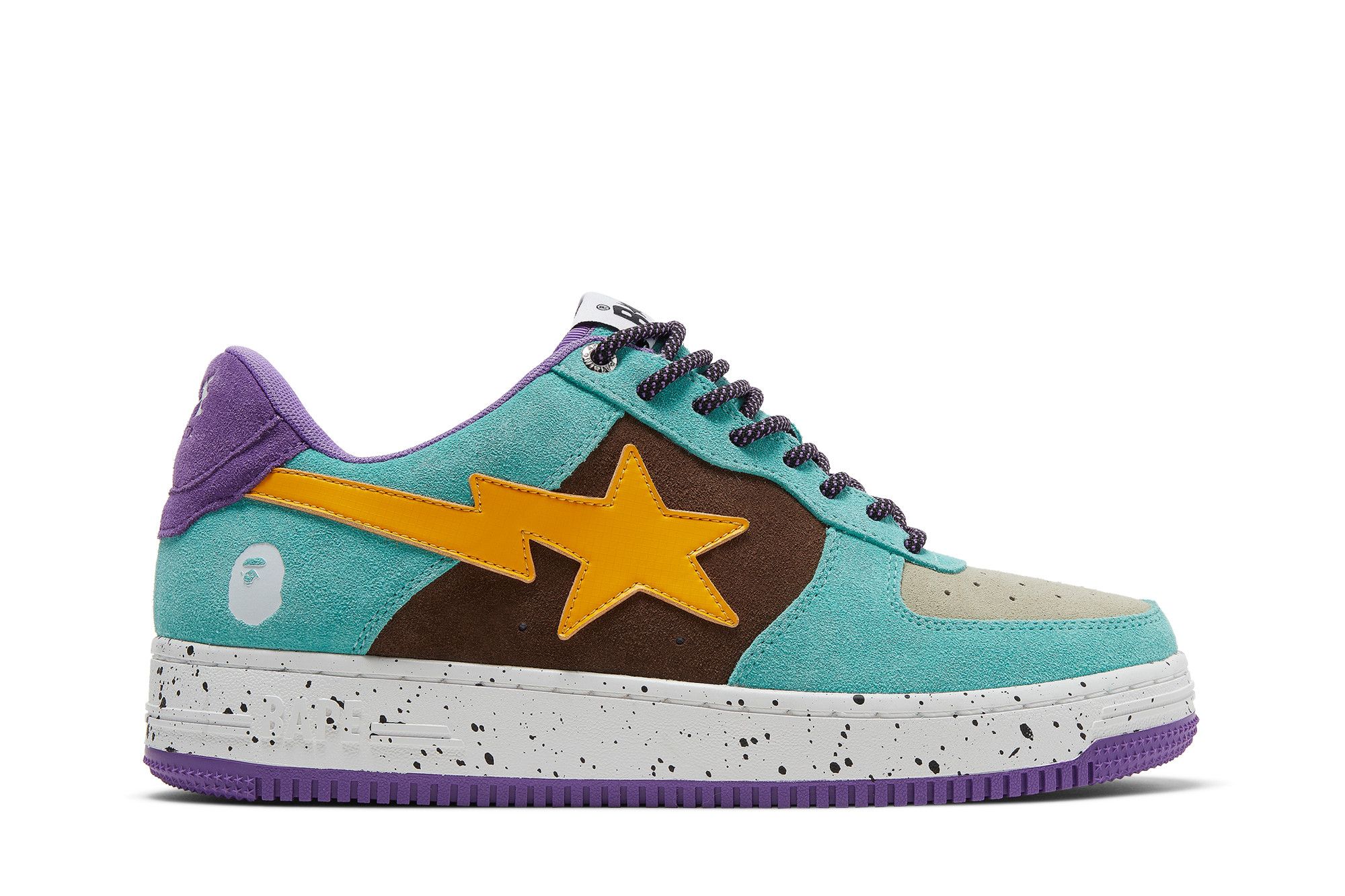 BAPE BAPESTA 'BROWN YELLOW'