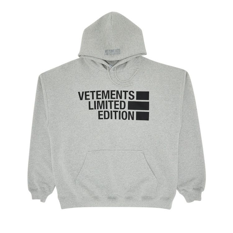 【関税込み】VETEMENTS グレー Limited Edition ロゴ フーディ Buy Vetements Big Logo Limited Edition Hoodie 'Grey Melange