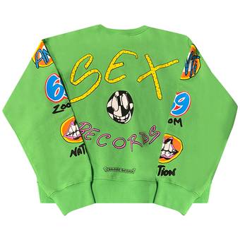 Buy Chrome Hearts x Matty Boy Sex Records Hoodie 'Green' - 1383  100000106MBSRH GREE