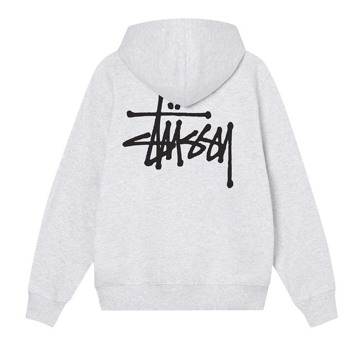 Buy Stussy Basic Zip Hood 'Ash Heather' - 1974762 ASH | GOAT