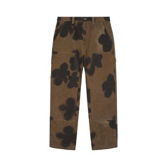 Buy Stussy Floral Dye Work Pant 'Brown' - 116547 BROW | GOAT