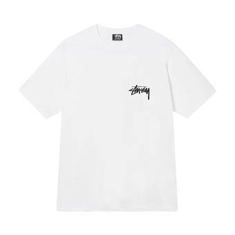 Buy Stussy Fuzzy Dice Tee 'White' - 1904765 WHIT | GOAT