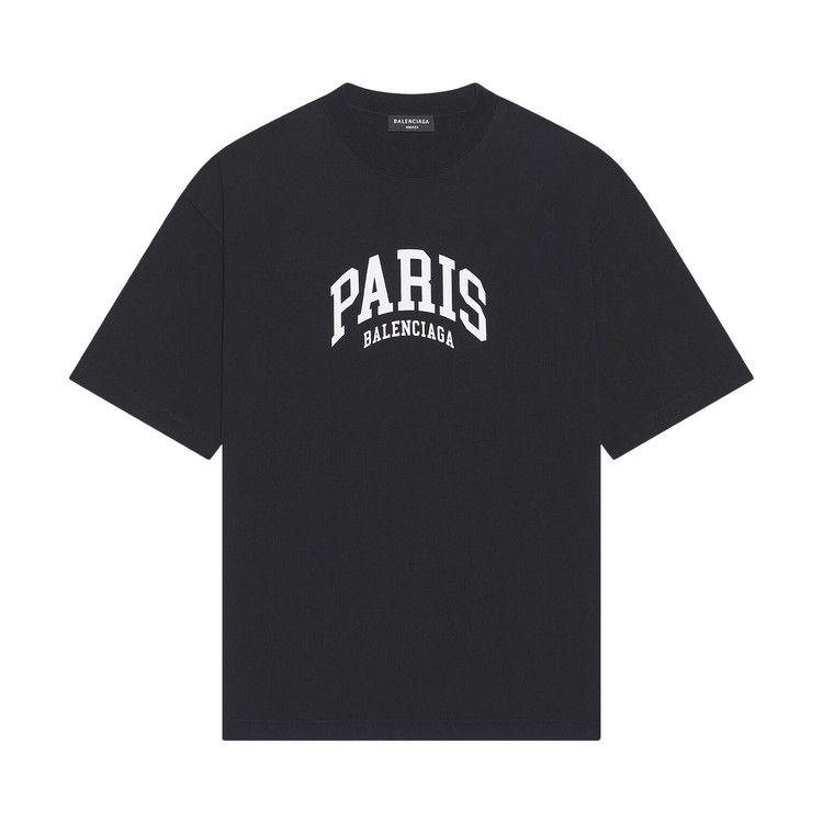 Balenciaga Cities Paris T-Shirt Medium Fit 'black'