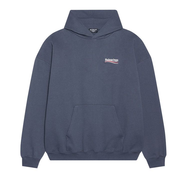 Balenciaga Political Campaign Hoodie Large Fit Grey