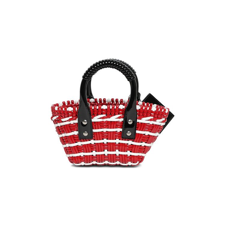 Buy Balenciaga Bistro XXS Basket Bag 'Red/White' - 678028