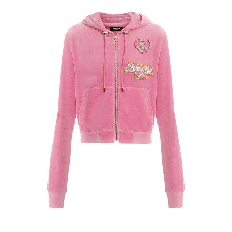 Pink balmain outlet hoodie