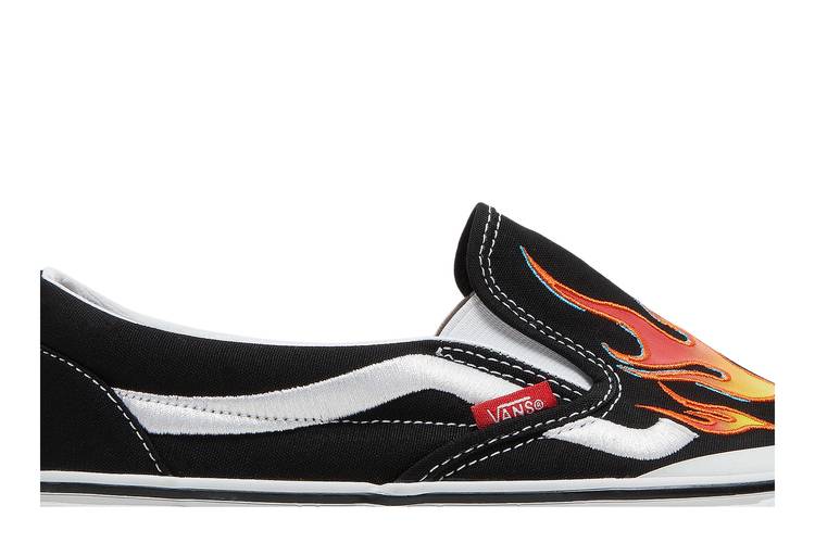 Vans Slip-on Mule Black White Asap Rocky Men's Fashion Skate Shoes  Sneakers