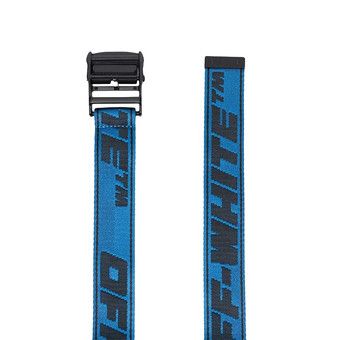 Buy Off-White Tape Industrial Belt 'Blue/Black' - OMRB012S22FAB0024010 |  GOAT