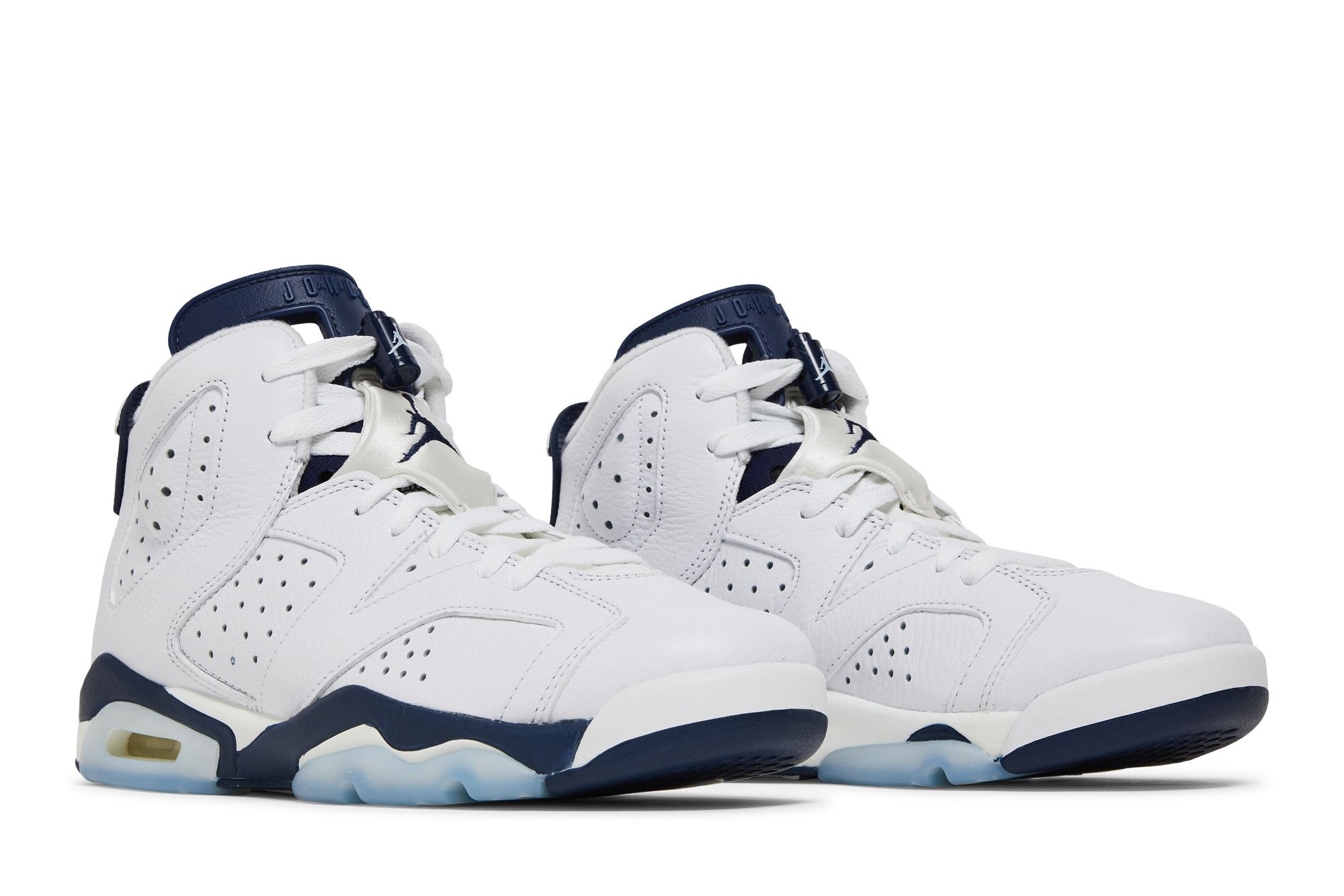Pre-owned Air Jordan 6 Retro Gs 'midnight Navy' 2022 In White