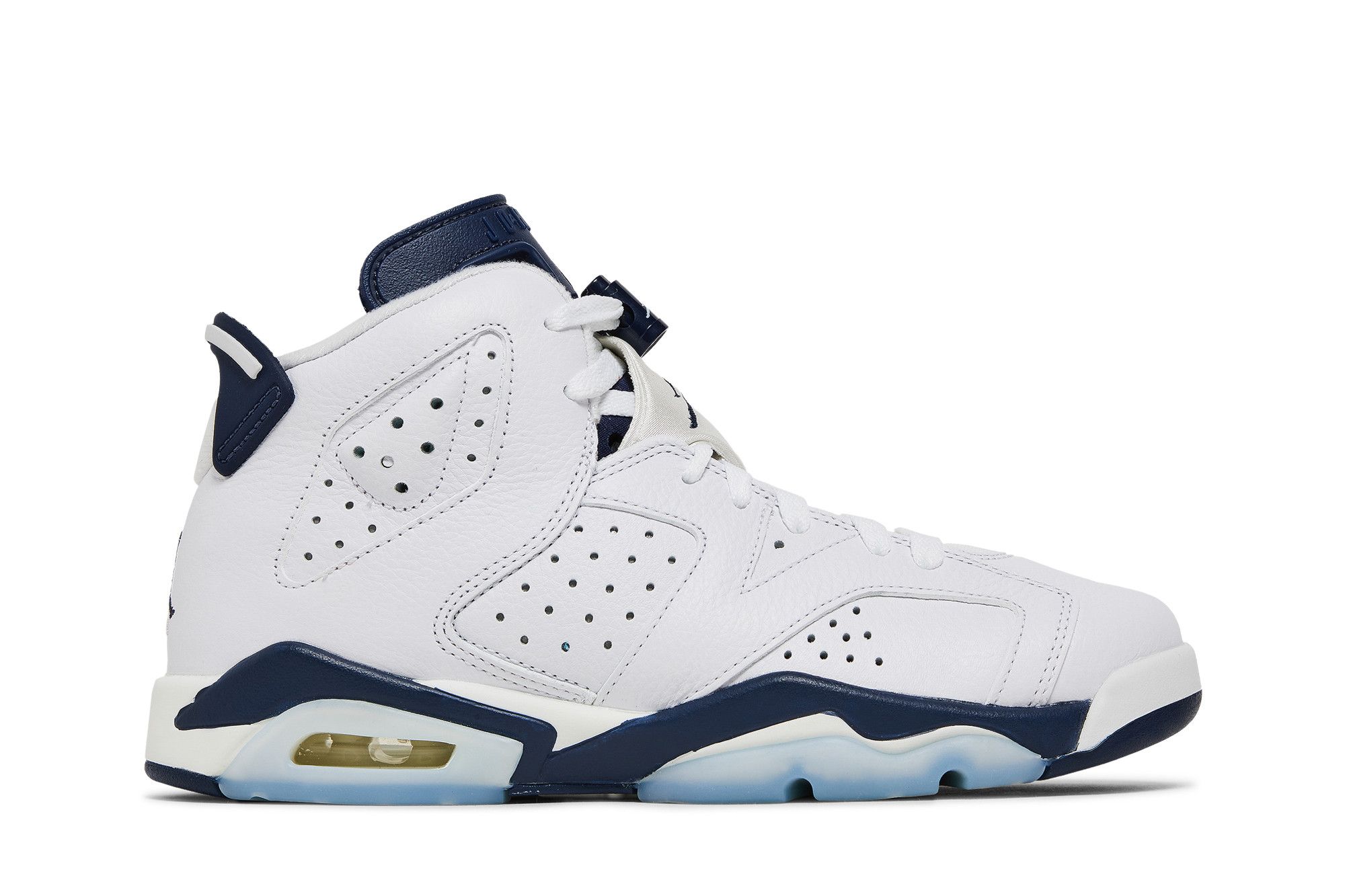 Pre-owned Air Jordan 6 Retro Gs 'midnight Navy' 2022 In White