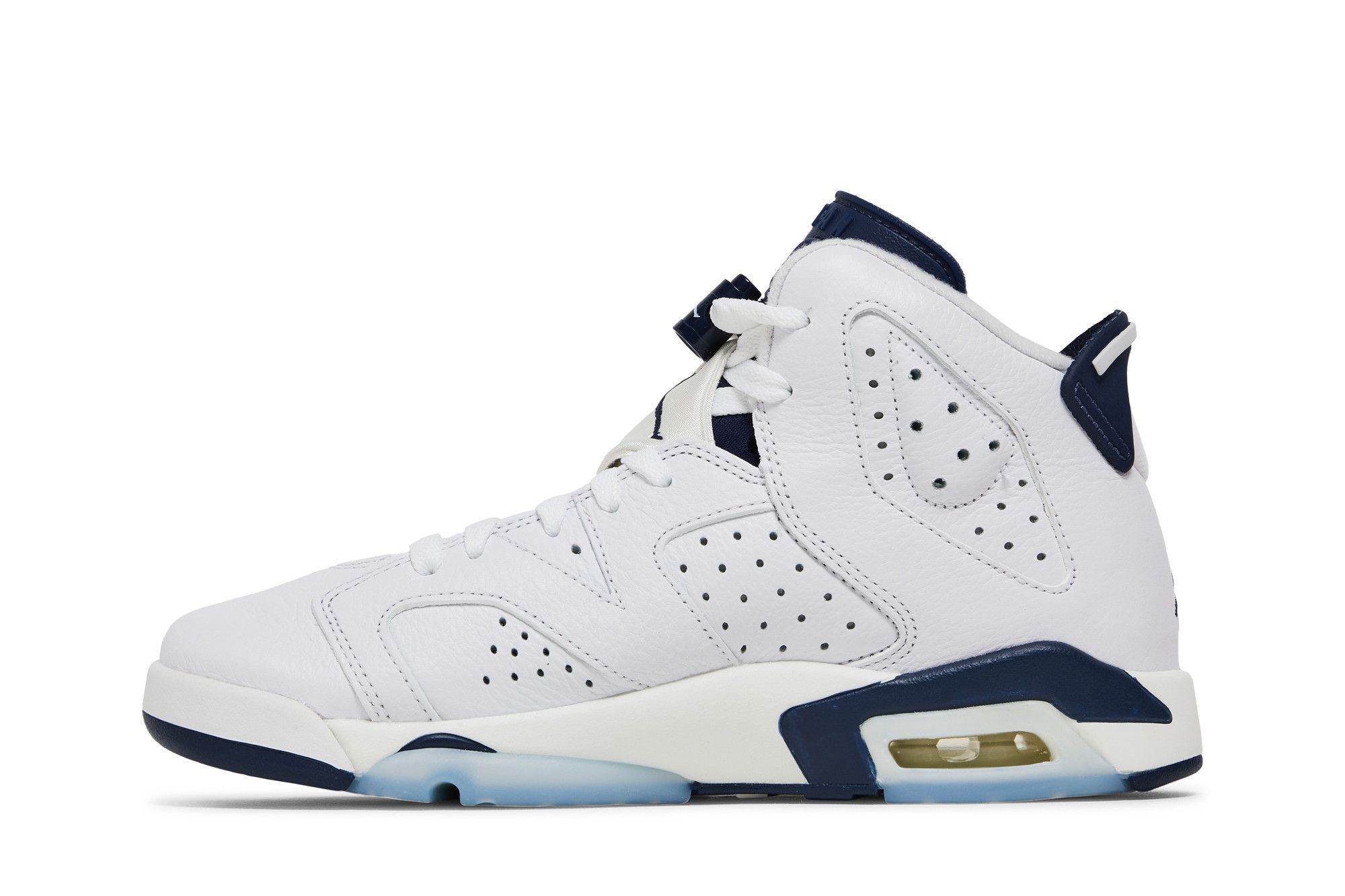 Pre-owned Air Jordan 6 Retro Gs 'midnight Navy' 2022 In White