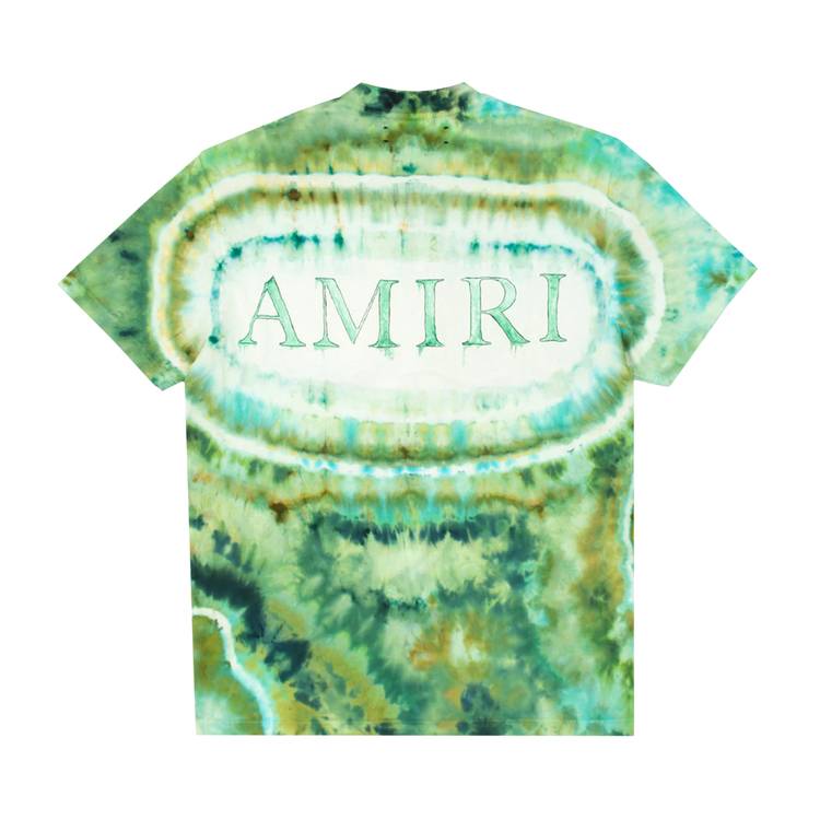 Buy Amiri Tie Dye Watercolor MA Tee 'Green' - SS22MJL003 310 GREE