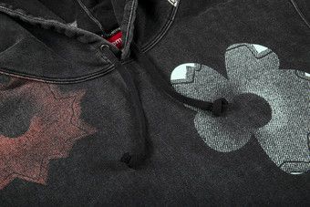 トップス Supreme Nate Lowman Sweater Black M Supreme Nate Lowman Hooded Hoodie Sweatshirt Black Size XL