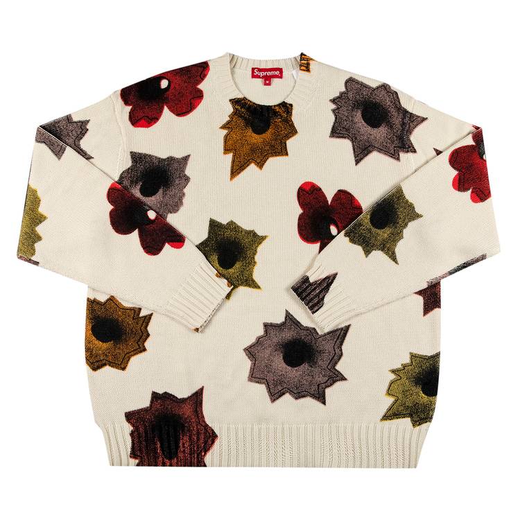 Buy Supreme x Nate Lowman Sweater 'White' - SS22SK14 WHITE | GOAT
