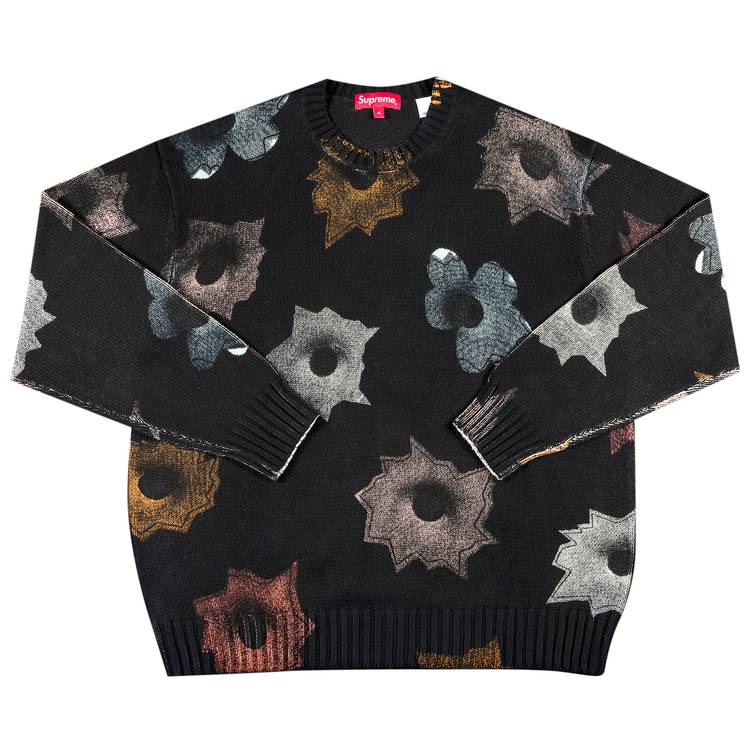 Buy Supreme x Nate Lowman Sweater 'Black' - SS22SK14 BLACK 