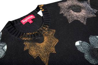 Supreme x Nate Lowman Sweater 'Black' | GOAT