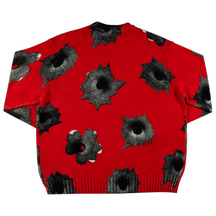 Buy Supreme x Nate Lowman Sweater 'Red' - SS22SK14 RED | GOAT